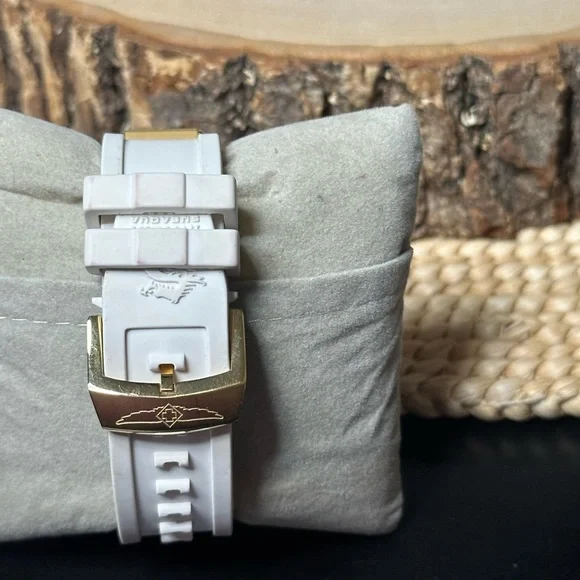 Invicta Subaqua Noma IV Lady 0535 Swiss Quartz Gold & Silver Watch Chronograph - Picture 6 of 11